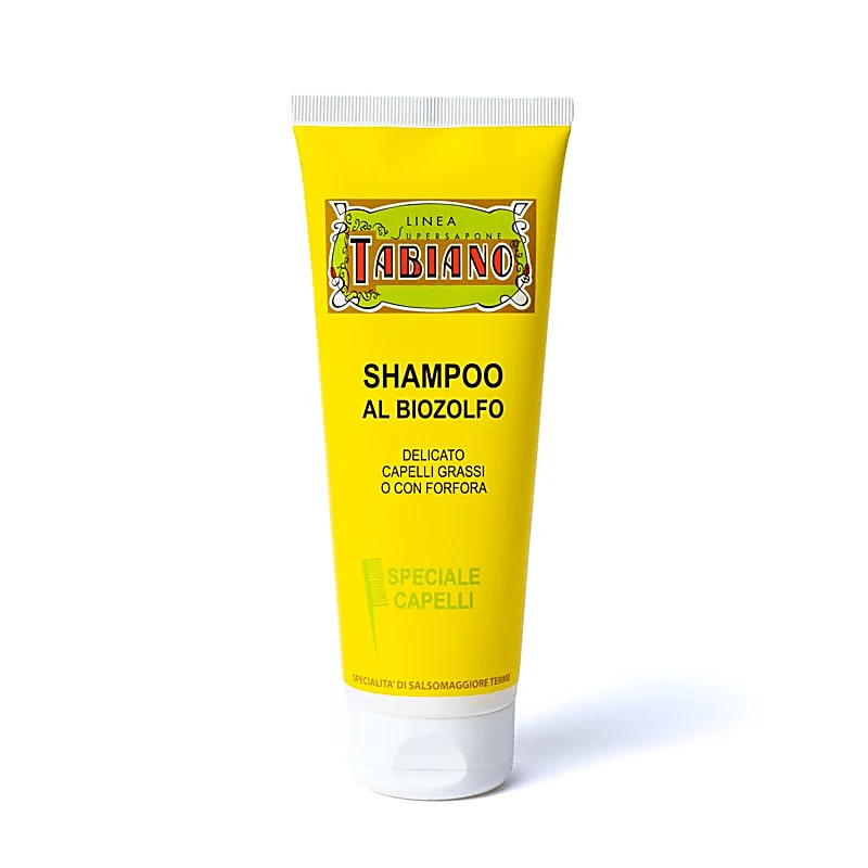 Sélection de chez 'Tabiano', shamppoing, gel, crème... de 75 à 250 millilitres. Produits particulièrement adaptés à tous les problèmes de peaux (visage, pied, jambe)... grâce à sa composition avec le Bio-Soufre !