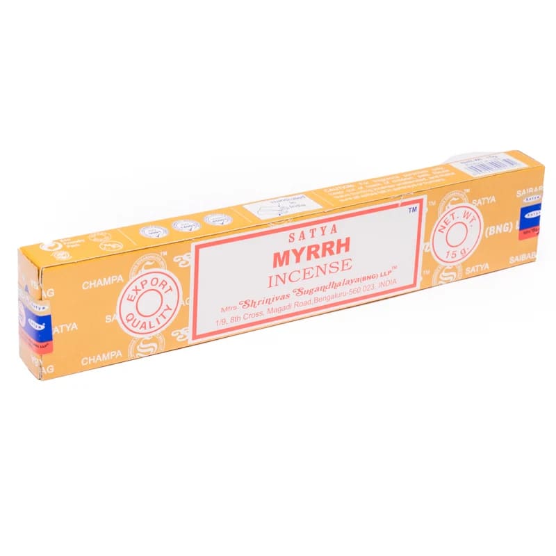 Encens 'Satya Agarbatti' – Série Classique. 23 parfums au choix ! Vendu à l’unité ou en pack de 12. Marque reconnue, qualité garantie pour vos ambiances !