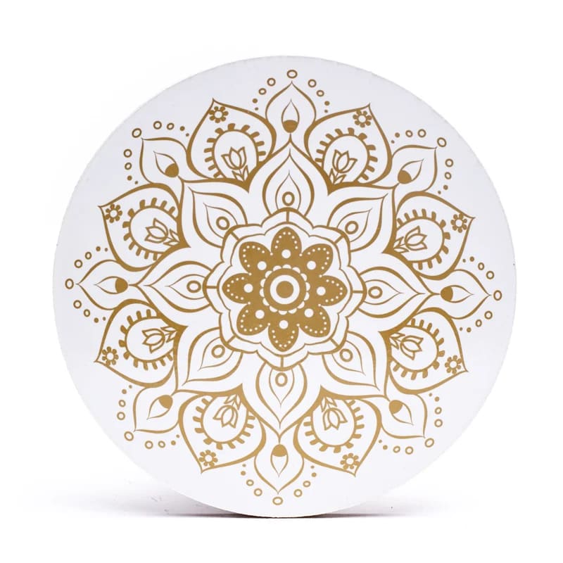 Sélection de dessous de verres, ensemble de 6 pièces avec de superbes motifs : Bouddha, éléphant, fleur de vie, mandala... 9 modèles aux choix, parfait !