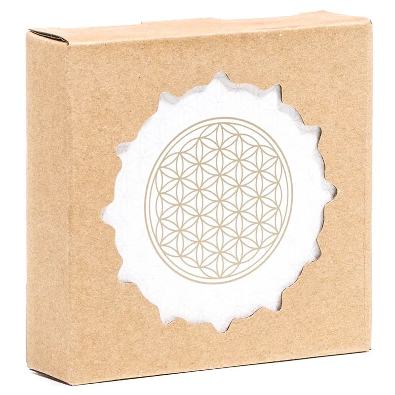 Sélection de dessous de verres, ensemble de 6 pièces avec de superbes motifs : Bouddha, éléphant, fleur de vie, mandala... 9 modèles aux choix, parfait !