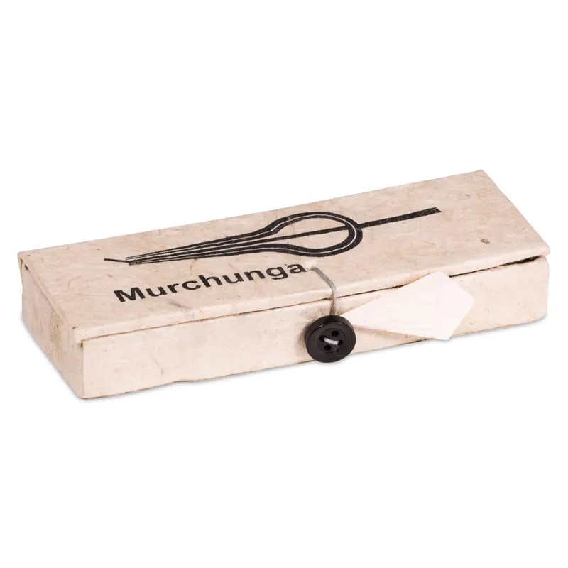 Murchunga jaw harp from Nepal of 10.5/11 cm - Gold finish - Sits on the teeth and produces a powerful sound!