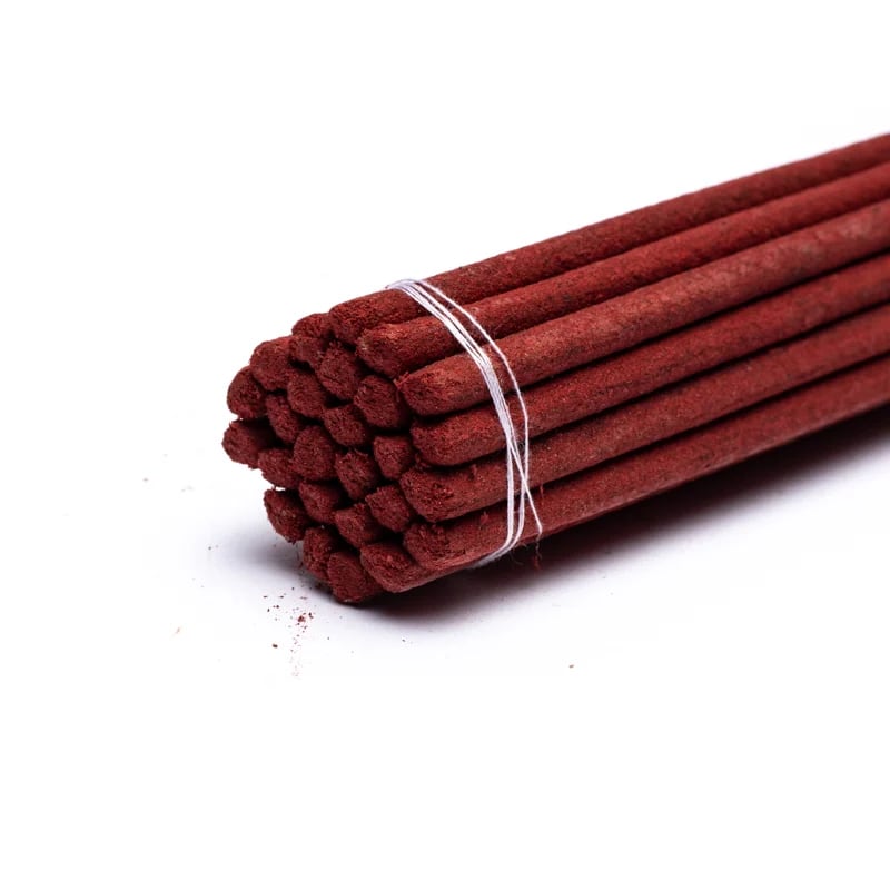 Encens tibétain Shingkham Kun Khyab – excellence Tashi Lhunpo, 28 bâtonnets de 27 cm, combustion 65–75 min !