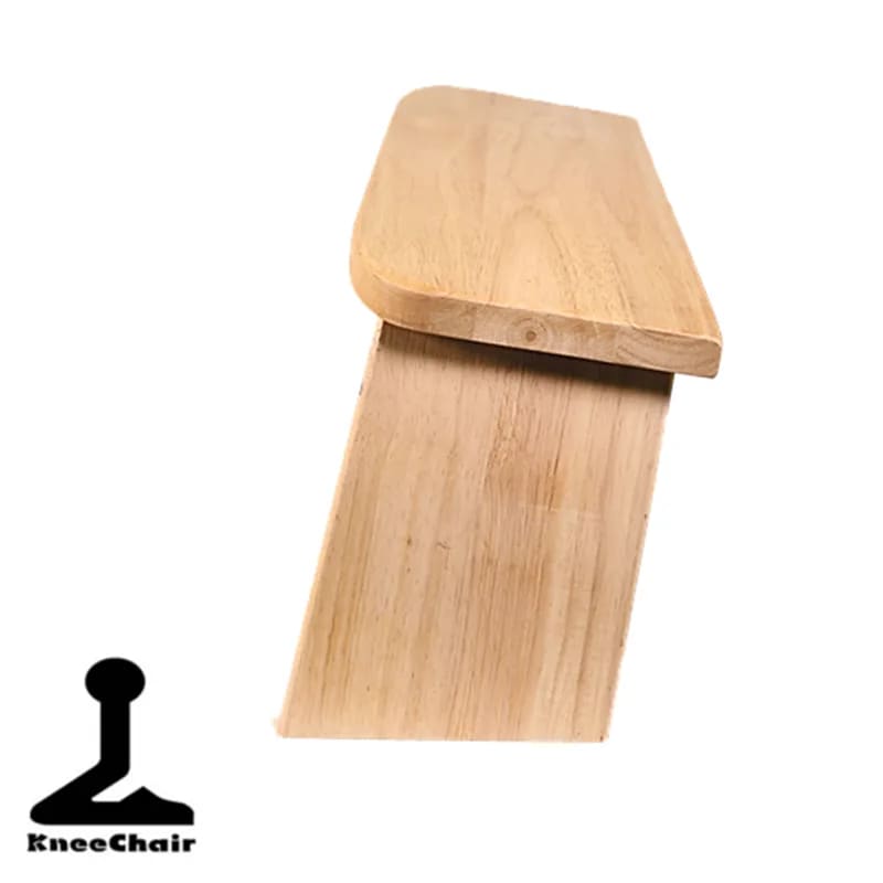 Banc de méditation en bois (Pin), élégant modèle pliable de 48 x 17 centimètres de hauteur, parfait pour voyage et pour le transport !