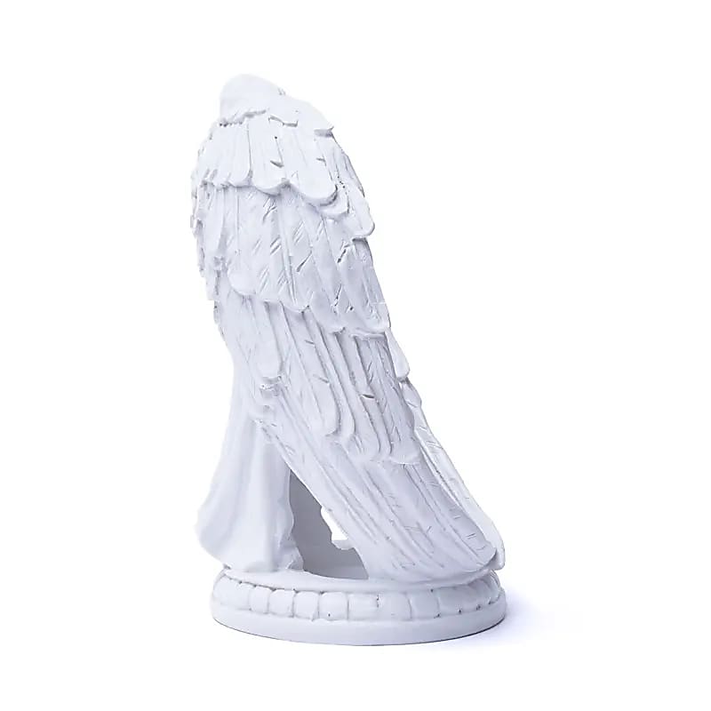 Bougeoir de taille XL en forme d'ange, 21.5x9x11.5 cm - 155 gr. Parfait pour les hommages !