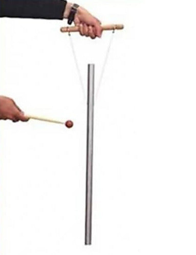 1 Barre/ tube d'énergie de taille XL 'à porter', accordé en 999 hertz, de 38 cm, vendu avec maillet !
