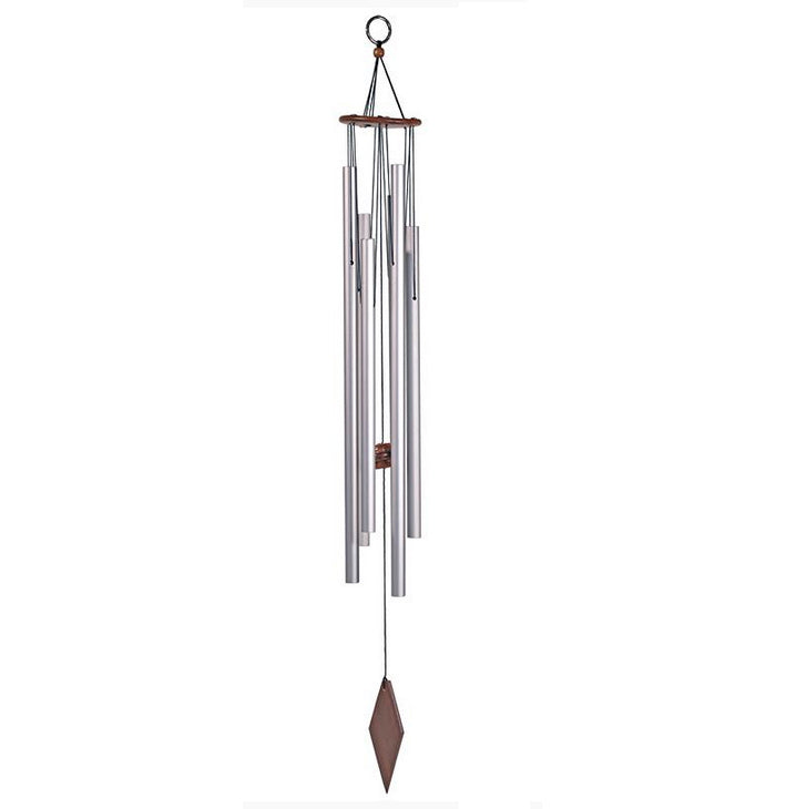 Carillon à vent thérapeutique a 5 tubes, accordés de la gamme en 432 hertz ! 85 cm- 430 gr. Une gamme magique !