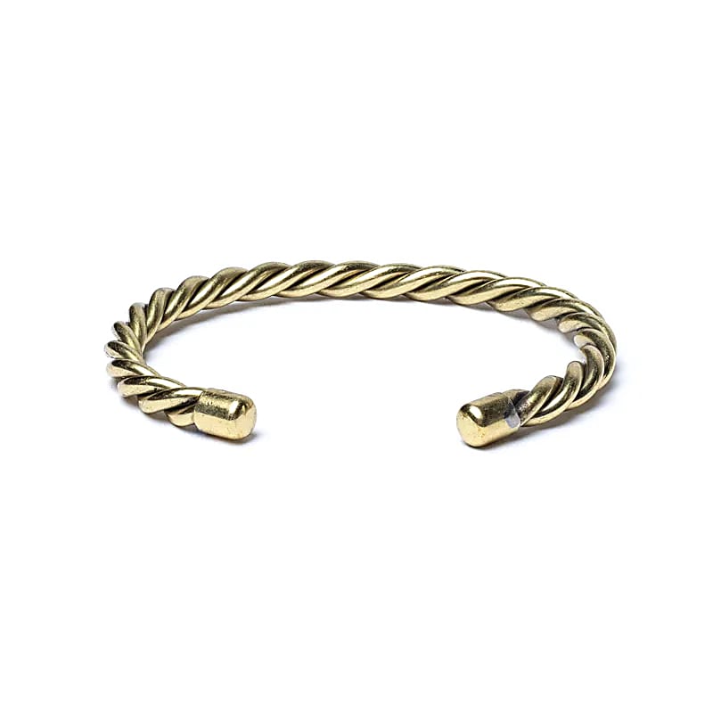 Bracelet torsadé couleur Or - Réglable ± 6,5 cm