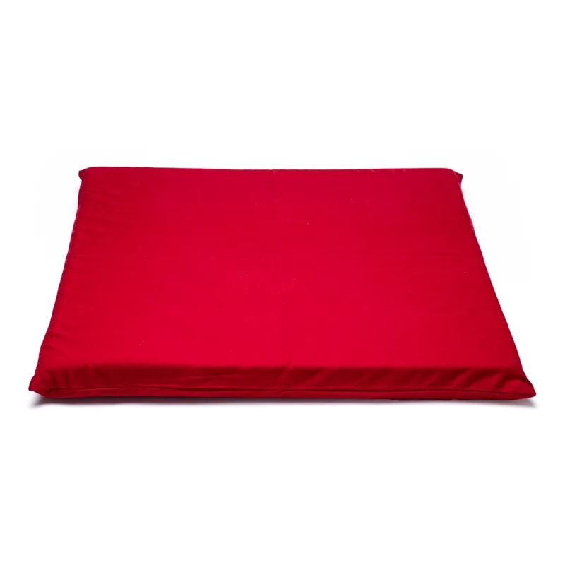 Housse pour tapis de Méditation en coton, 7 couleurs au choix + 1 Modèle en chanvre + option 'carré en mousse pour rembourrage'. taille 65x65x5 centimètres. Fait au Népal !
