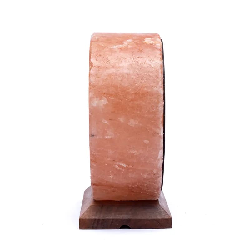 Lampe 'Lotus' en sel rose de l'Himalaya. Crée une atmosphère de pièce pure et agréable. La lumière diffuse donne une lueur chaleureuse et une sensation harmonieuse. ± 22x19x10/ 5 kgs
