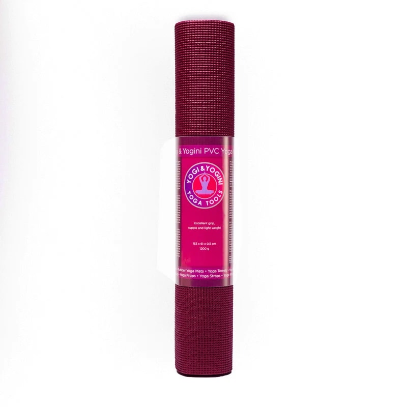 Tapis de yoga TPE en pvc, de 61x183x0.5 centimètres - 1,2 kilogrammes. Excellente adhérence, souple et léger. Convient aux formes de yoga d'intensité légère à moyenne, comme le Hatha et le Yin Yoga !