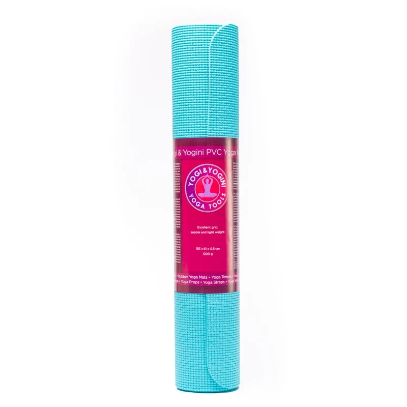Tapis de yoga TPE en pvc, de 61x183x0.5 centimètres - 1,2 kilogrammes. Excellente adhérence, souple et léger. Convient aux formes de yoga d'intensité légère à moyenne, comme le Hatha et le Yin Yoga !