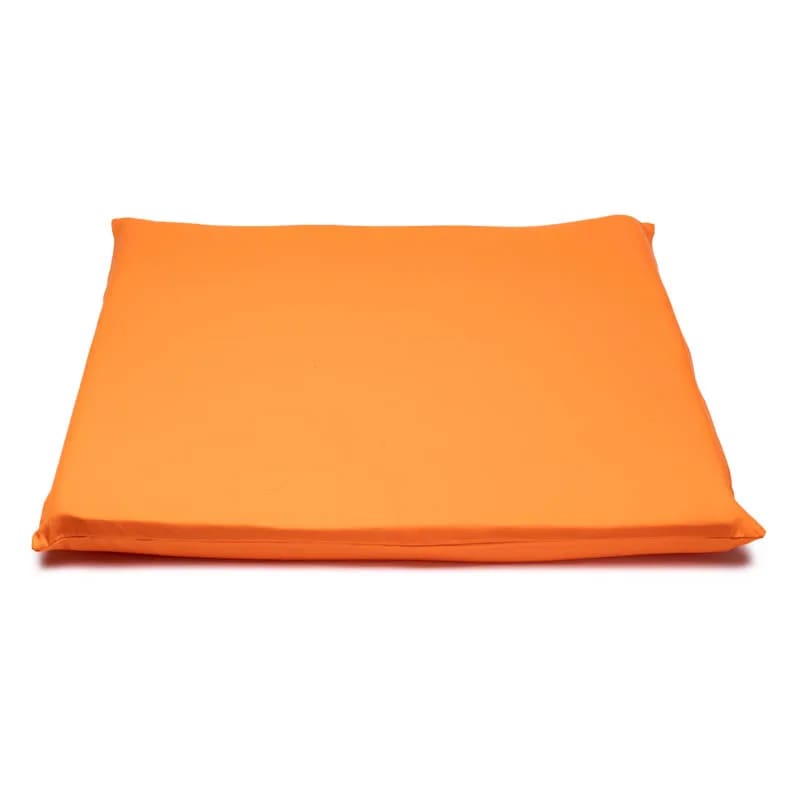 Housse pour tapis de Méditation en coton, 7 couleurs au choix + 1 Modèle en chanvre + option 'carré en mousse pour rembourrage'. taille 65x65x5 centimètres. Fait au Népal !