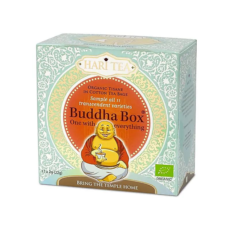 Infusion et Thé Bio. de chez 'Hari Tea', mélangé conformément à l'Ayurveda, boîte de 10 sachets ! 12 parfums au choix !