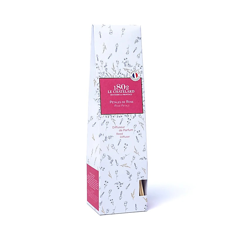 Diffuseur de parfum à tiges de roseaux de chez 'Chatelard' - 120 ml - 7x6,5 cm - Très bonne qualité !