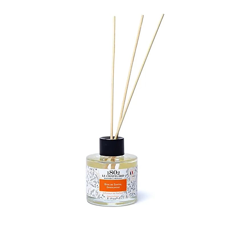 Diffuseur de parfum à tiges de roseaux de chez 'Chatelard' - 120 ml - 7x6,5 cm - Très bonne qualité !