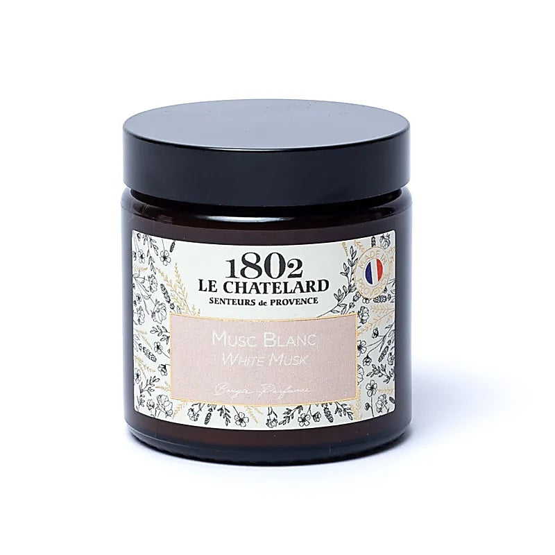 Bougie de chez 'Le Chatelard' fait en France - 7x6.5 cm - ± 20/ 25H de combustion - 210 grammes ! Haute qualité, 6 parfums au choix !