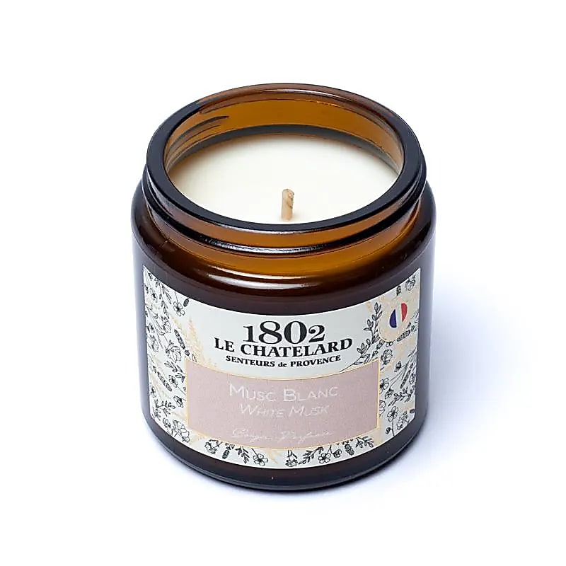 Bougie de chez 'Le Chatelard' fait en France - 7x6.5 cm - ± 20/ 25H de combustion - 210 grammes ! Haute qualité, 6 parfums au choix !
