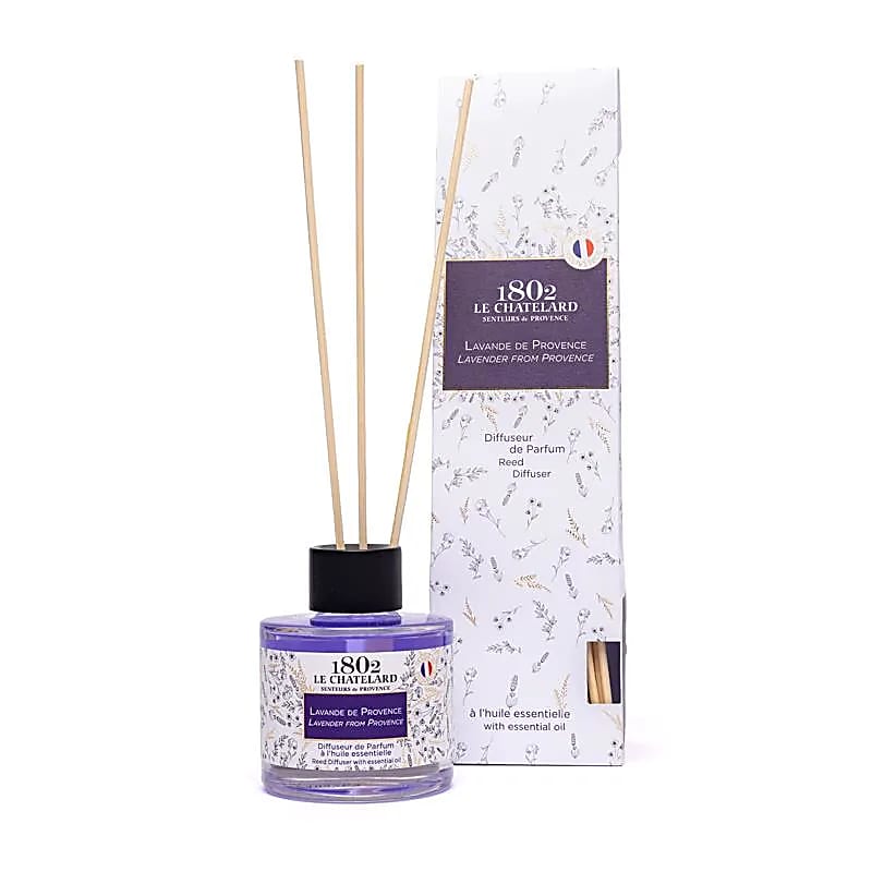 Diffuseur de parfum à tiges de roseaux de chez 'Chatelard' - 120 ml - 7x6,5 cm - Très bonne qualité !