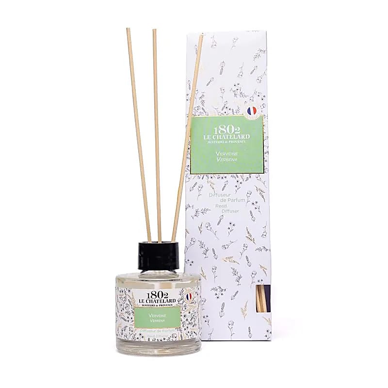 Diffuseur de parfum à tiges de roseaux de chez 'Chatelard' - 120 ml - 7x6,5 cm - Très bonne qualité !