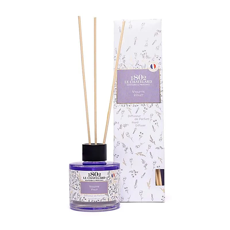 Diffuseur de parfum à tiges de roseaux de chez 'Chatelard' - 120 ml - 7x6,5 cm - Très bonne qualité !