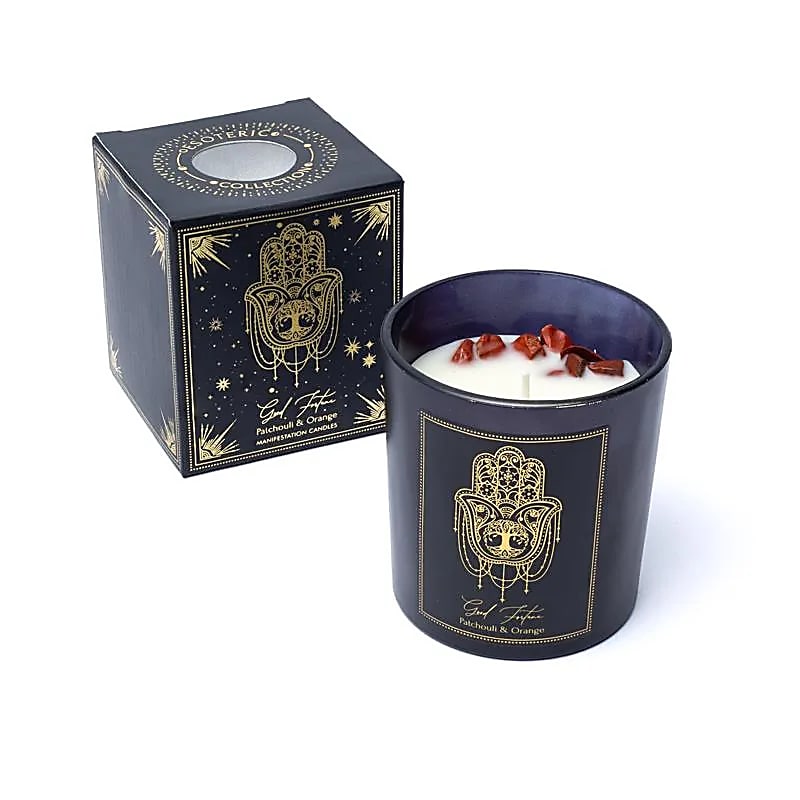 Bougies 'd'intentions' aux huiles essentielles et avec pierres précieuses, de chez 'Song of India'. 20 ou 80H de combustion ! Lorsque la bougie brûle, les pierres précieuses coulent avec la cire, une fois terminée, vous conserver les pierres !