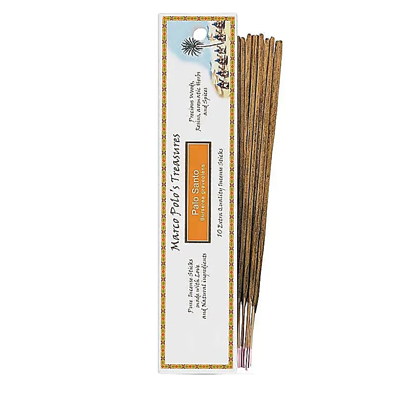 Encens 'Marco Polo's Treasures' â Fiore d'Oriente. 100% naturel, 18 parfums au choix. 10 bĂątons de 23 cm, 60 Ă 80 min de combustion. QualitĂ© parfaite !