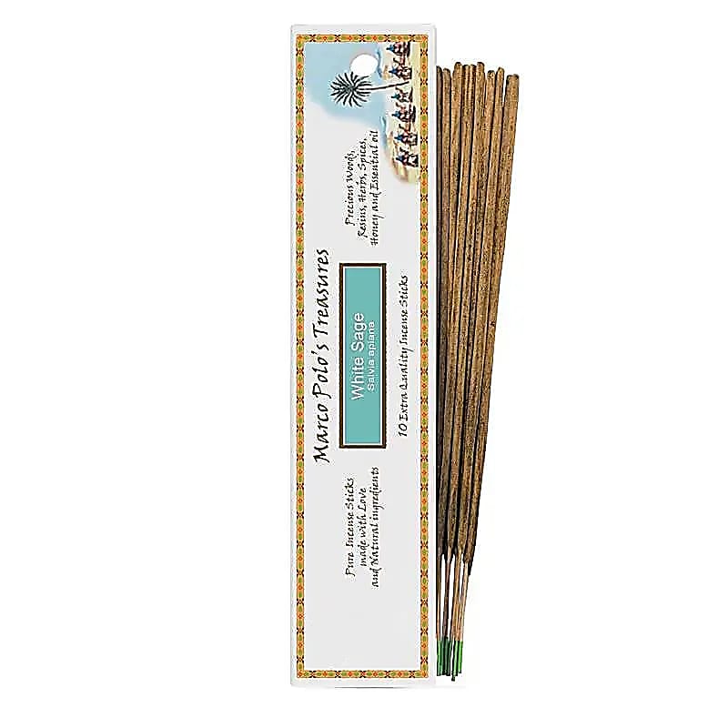 Encens 'Marco Polo's Treasures' â Fiore d'Oriente. 100% naturel, 18 parfums au choix. 10 bĂątons de 23 cm, 60 Ă 80 min de combustion. QualitĂ© parfaite !