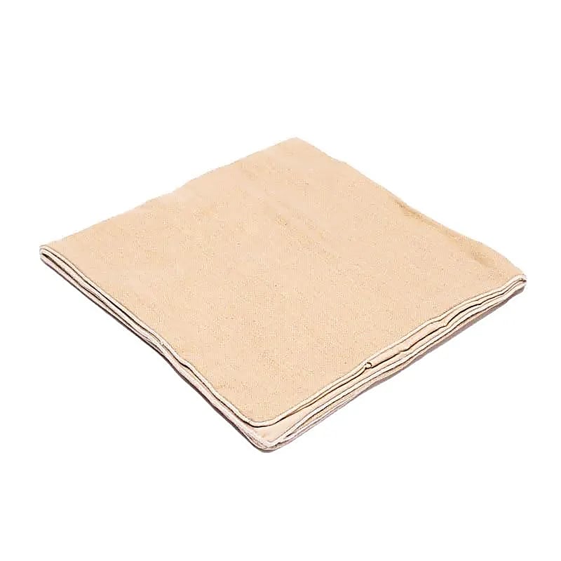 Housse pour tapis de Méditation en coton, 7 couleurs au choix + 1 Modèle en chanvre + option 'carré en mousse pour rembourrage'. taille 65x65x5 centimètres. Fait au Népal !