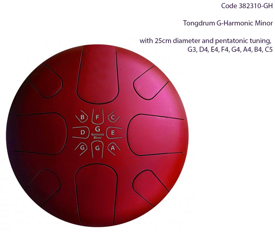 Tongdrum/Handpan, 25cm diameter x 13 centimeters height - 2.40 kilograms 5 models to choose from!