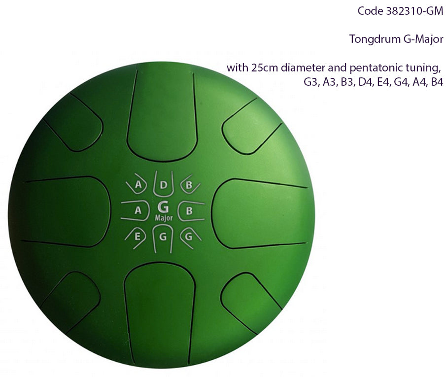 Tongdrum/Handpan, 25cm diameter x 13 centimeters height - 2.40 kilograms 5 models to choose from!
