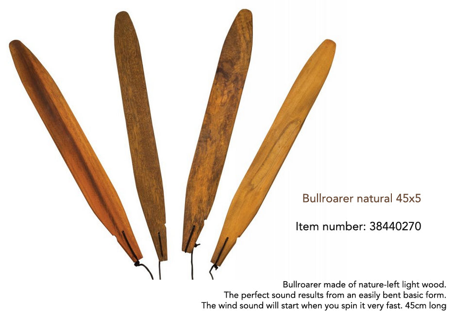 Bullroarer / Rhombe d’Australie – Bois artisanal 30-45 cm, son puissant audible jusqu’à 50 km dans le bush !