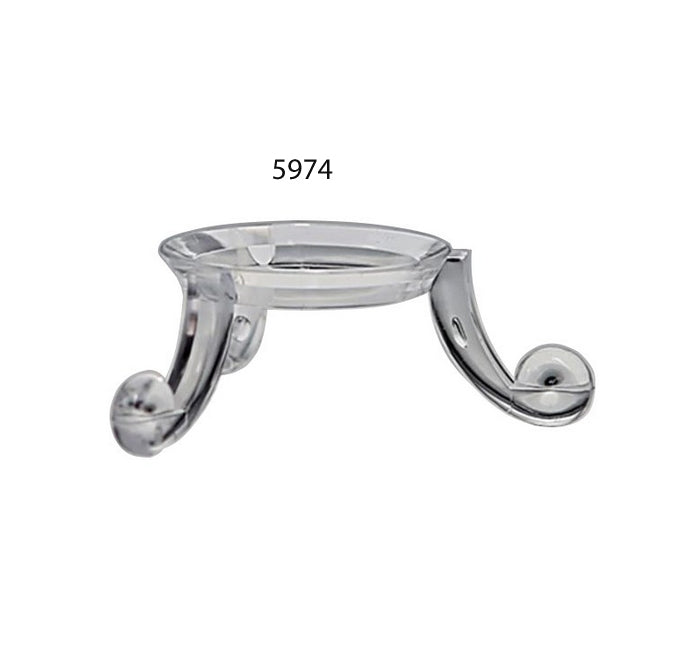 Supports/ Stands pour stabiliser les sphère en pierres... 3 finitions : cuivre, laiton ou pvc. Ø 5 x 2 centimètres !