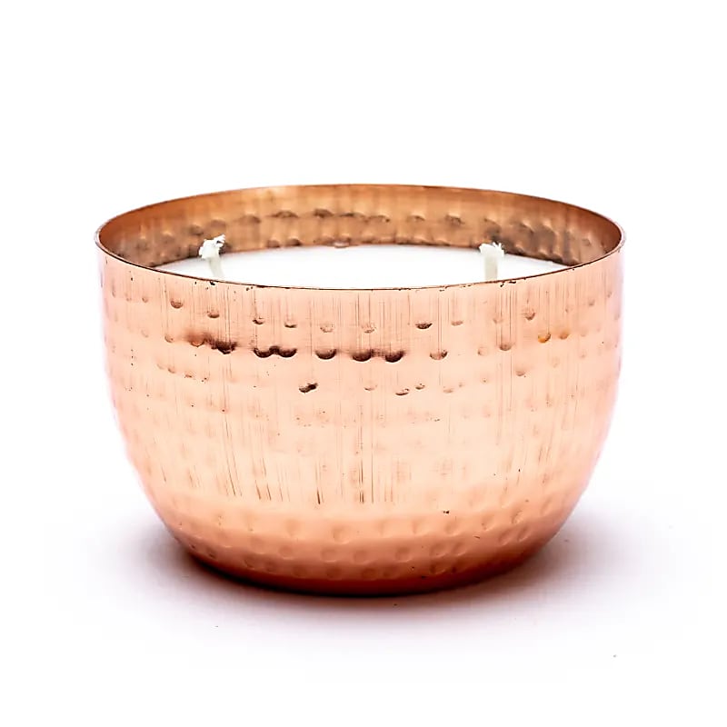 Bougie parfumée Ayurvédique, 6x9 cm - 20H de combustion. Kapha Sauge et menthe - nettoyant et rechargeant Beurre de coco et cire de soja Moins de fumée et de suie grâce à la mèche en coton Aux huiles essentielles naturelles !