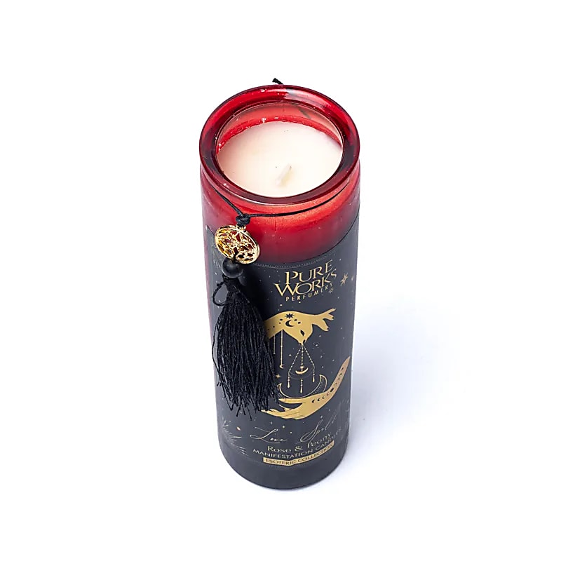 Bougies 'd'intentions' aux huiles essentielles et avec pierres précieuses, de chez 'Song of India'. 20 ou 80H de combustion ! Lorsque la bougie brûle, les pierres précieuses coulent avec la cire, une fois terminée, vous conserver les pierres !