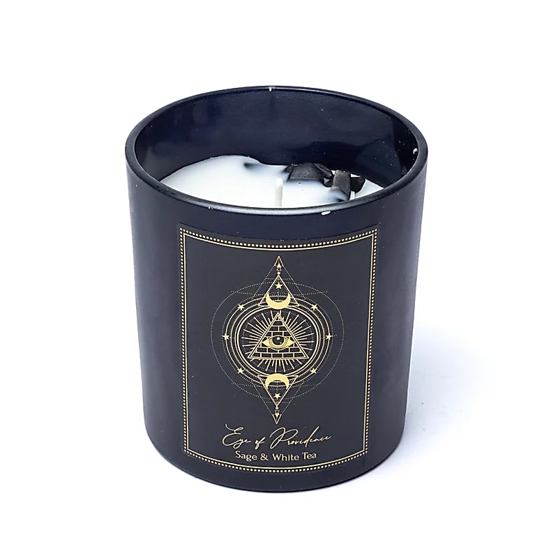 Bougies 'd'intentions' aux huiles essentielles et avec pierres précieuses, de chez 'Song of India'. 20 ou 80H de combustion ! Lorsque la bougie brûle, les pierres précieuses coulent avec la cire, une fois terminée, vous conserver les pierres !