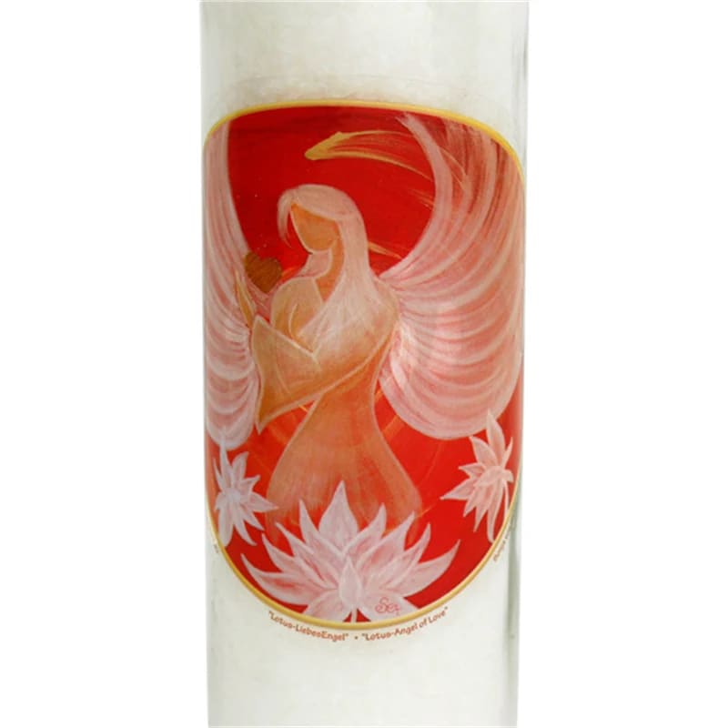 Bougies des 3 Anges, d'une durée de 100 Heures à la stéarine, 21 cm x 6,5 cm. Ange de l'amour , Ange de la guérison , Ange de l'amour !
