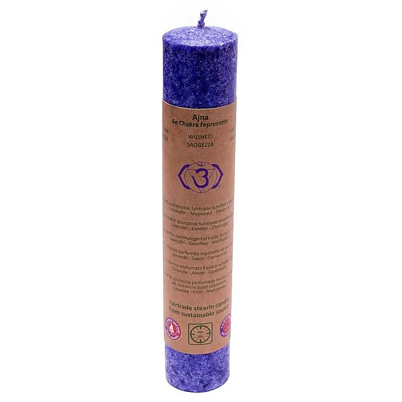 Bougies coniques parfumées en stéarine 100% végétale. Vendu par 7 ou à l'unité - 20x3.7 centimètres - Durée de combustion : 12-14 heures . Parfumés aux huiles essentielles !