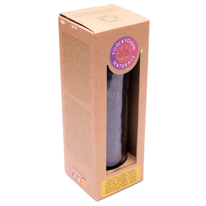 Bougies d'une durée de 100 Heures à la stéarine, 21 cm x 6,5. Couleurs au choix : Blanche, noire ou 7 chakras. Vendu à l'unité ou par 7. Trés bonne qualité, parfait !