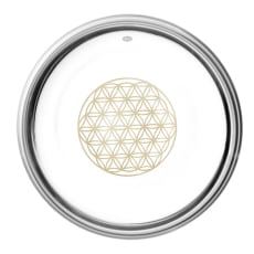 Carafe 'Alladin' 1.3 L – Nature’s Design, engraved flower of life, 5 finishes: Basic, White, Multicolor, Gold, Platinum - Lead-free blown glass!
