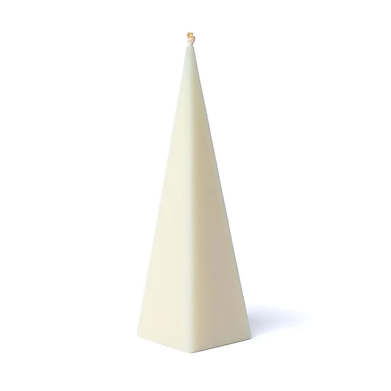 Bougie stéarine végétale 100% naturelle issue de l'agriculture raisonnée, 'non parfumée'. 20x6cm - 280 gr.- Combustion 20-24H. Pas de fumée, flamme stable, mèche en coton !