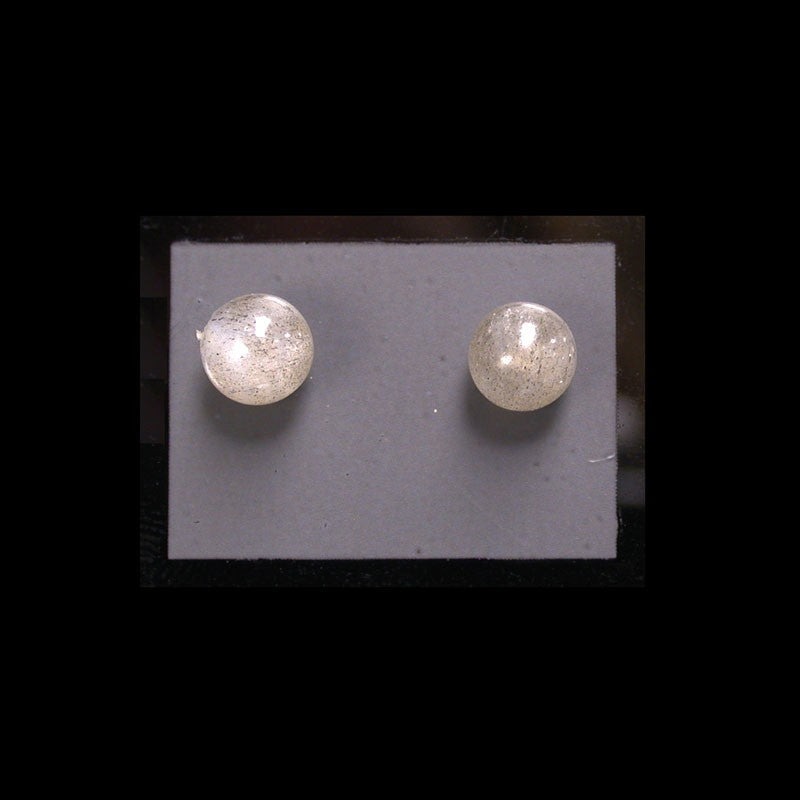 Puces/ Clous/ Boucles d'oreilles en Jade, Améthyste, Labradorite, perle Biwa (Tahiti); qualité AA à AAA. Finition Argent 0.925, très élégantes, fines, parfait !