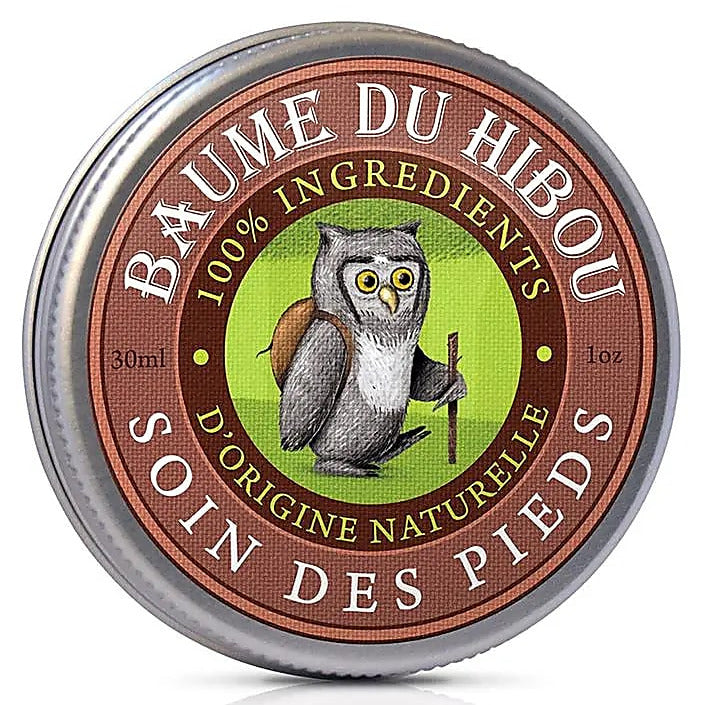 Baume du Hibou – Baume Pieds Réparateur & Apaisant aux Actifs Naturels – Huiles Essentielles et Huiles Vierge pour Pieds Sensibles, Abîmés ou Échauffés - 30 ml