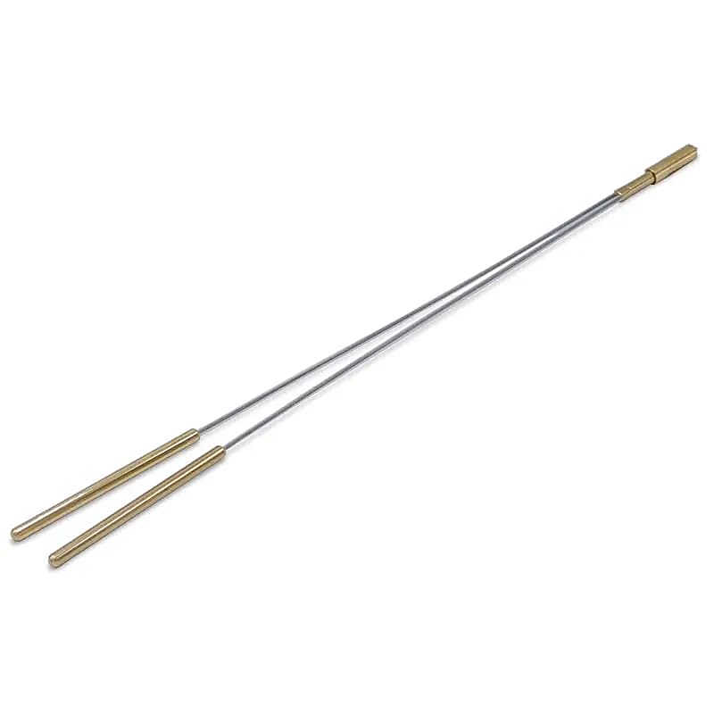 Baguettes de radiesthésie en laiton. 42 cm - 74 grammes.