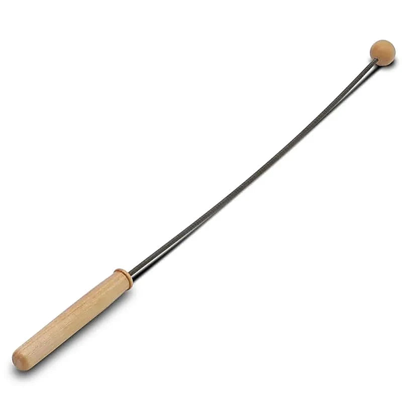 Baguettes de radiesthésie en aluminium, avec poignées en bois de bouleau. 32 cm - 103 grammes.