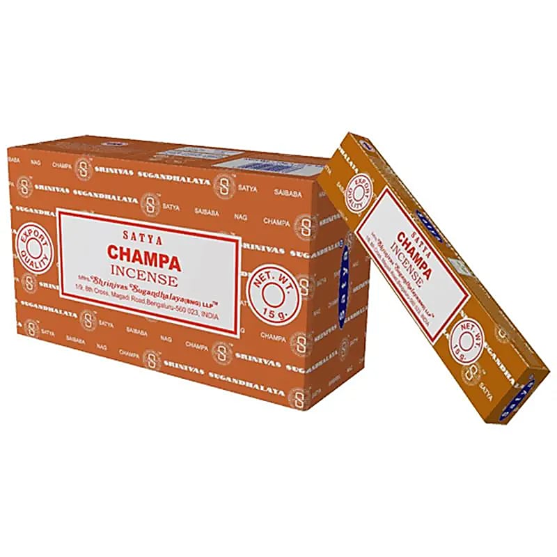 Encens 'Satya Agarbatti' – Série Classique. 23 parfums au choix ! Vendu à l’unité ou en pack de 12. Marque reconnue, qualité garantie pour vos ambiances !