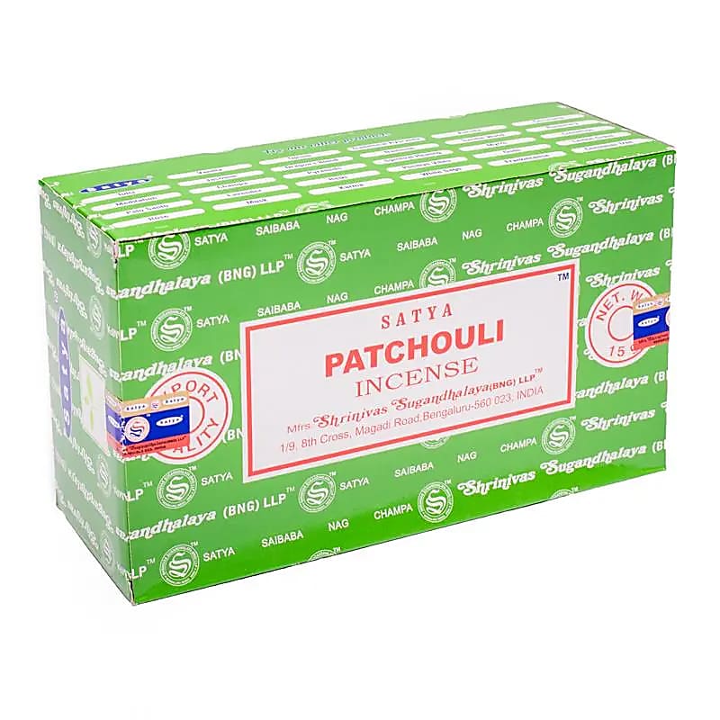 Encens 'Satya Agarbatti' – Série Classique. 23 parfums au choix ! Vendu à l’unité ou en pack de 12. Marque reconnue, qualité garantie pour vos ambiances !