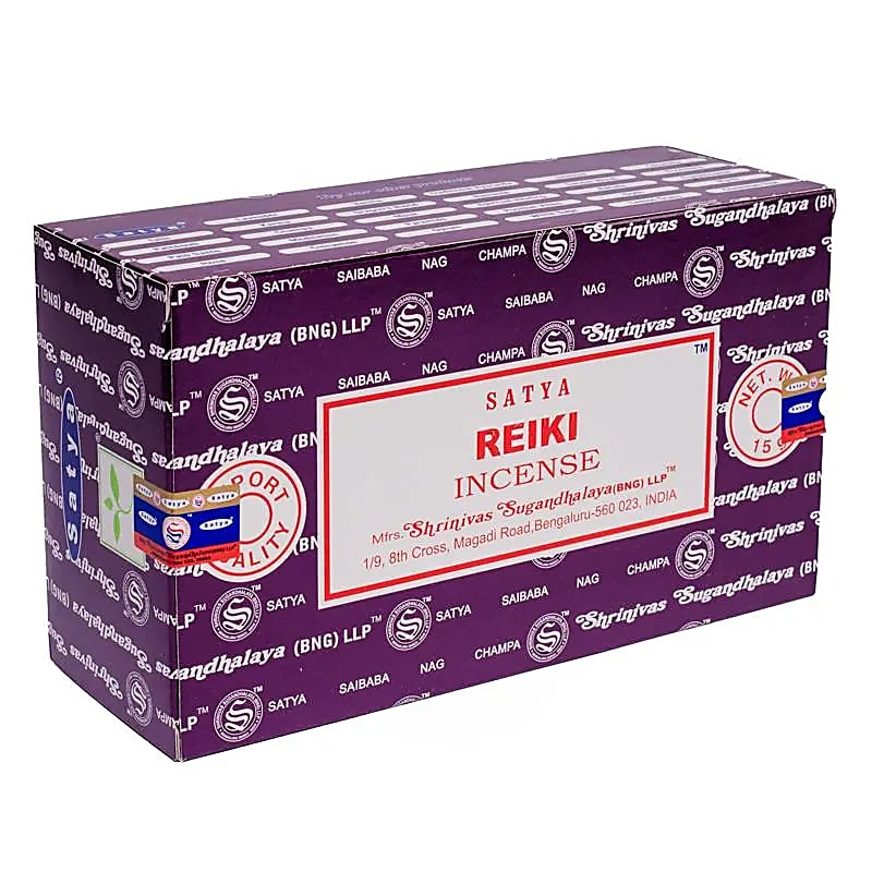 Encens 'Satya Agarbatti' – Série Classique. 23 parfums au choix ! Vendu à l’unité ou en pack de 12. Marque reconnue, qualité garantie pour vos ambiances !