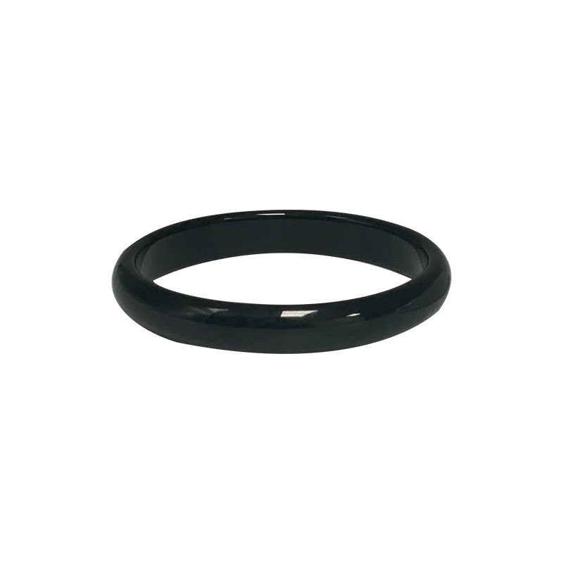 Bracelet de type 'Jonc', en Onyx, 2 diamètres au choix d'environ 60 ou 66 millimètres, superbe pièce !