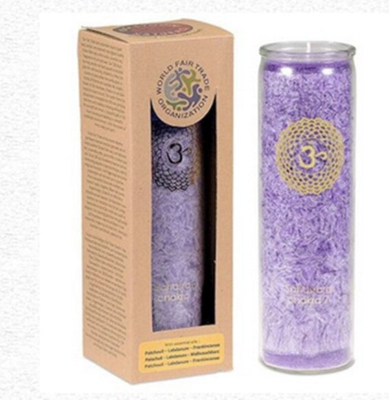 Bougies d'une durée de 100 Heures à la stéarine, 21 cm x 6,5. Couleurs au choix : Blanche, noire ou 7 chakras. Vendu à l'unité ou par 7. Trés bonne qualité, parfait !