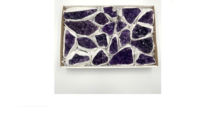 Minéraux bruts au choix – Les 23 pierres les plus courantes ! Carton/ flat de 24 pièces de ± 3/ 4 cm.